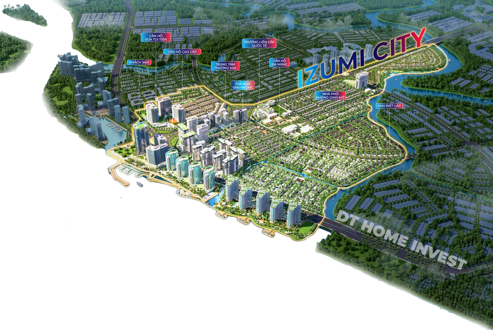 QUY HOẠCH 9 PHÂN KHU - Map
